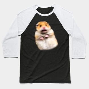 Scared Hamster Meme shirt, Funny Tshirt, Meme Gifts Baseball T-Shirt